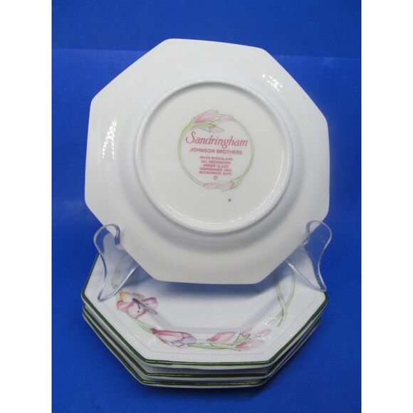 Johnson Brothers Sandringham Bread & Butter Plates Bundle of 4 Pristine - Picture 9 of 12